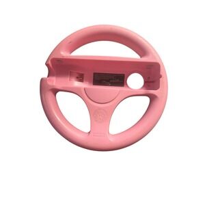 RARE! Hori Mario Kart Princess Peach Pink Steering Racing Wheel For Wii U Used